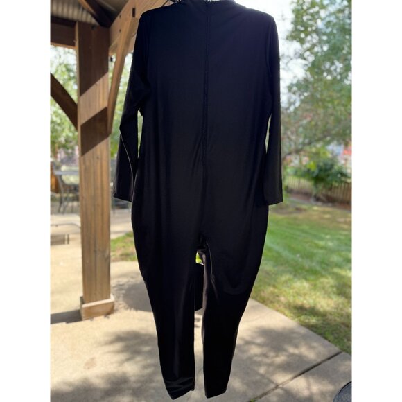NEW SKIMS 4X Black Long Sleeve Full Body Jumpsuit Stretch Comfort Sexy Catsuit - Picture 3 of 13